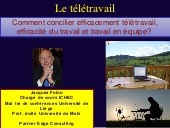 LE TELETRAVAIL 